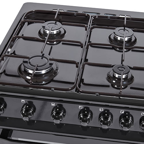 Nordmende 60cm Gas Cooker Black | CTG62LPGBK Nordmende 60cm Gas Cooker Black | CTG62LPGBK