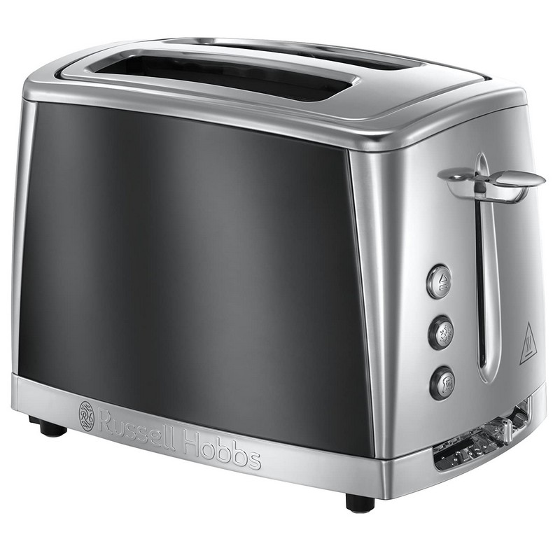 Russell Hobbs Luna 2 Slice Toaster Grey Russell Hobbs Luna 2 Slice Toaster Grey