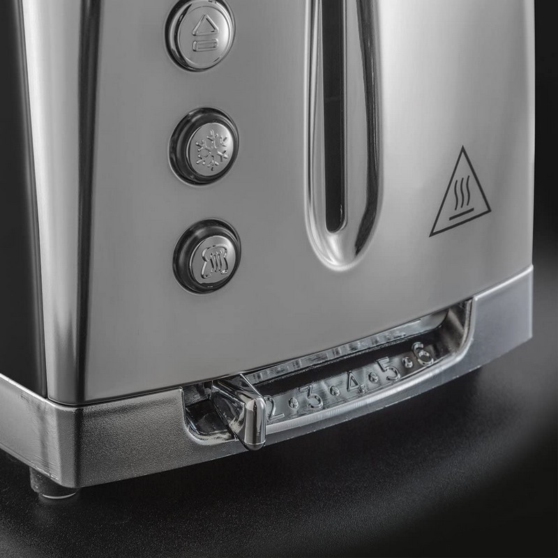 Russell Hobbs Luna 2 Slice Toaster Grey Russell Hobbs Luna 2 Slice Toaster Grey