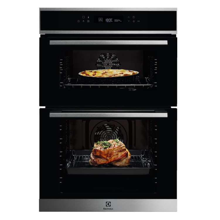Electrolux Built-In Double Oven | Multifunction | Stainless Steel | KDFCC00X Electrolux Built-In Double Oven | Multifunction | Stainless Steel | KDFCC00X