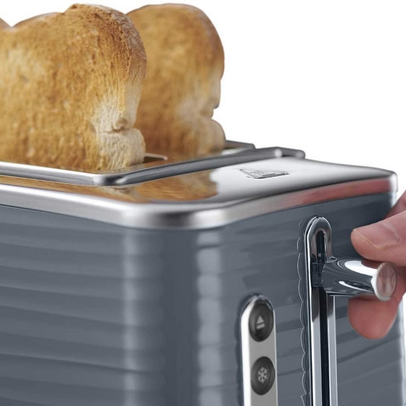 Russell Hobbs Inspire 2-Slice Toaster | Grey | 24373 Russell Hobbs Inspire 2-Slice Toaster | Grey | 24373