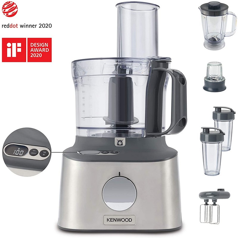 Kenwood Multipro Compact+ 5 in 1 Food Processor | FDM312SS Kenwood Multipro Compact+ 5 in 1 Food Processor | FDM312SS