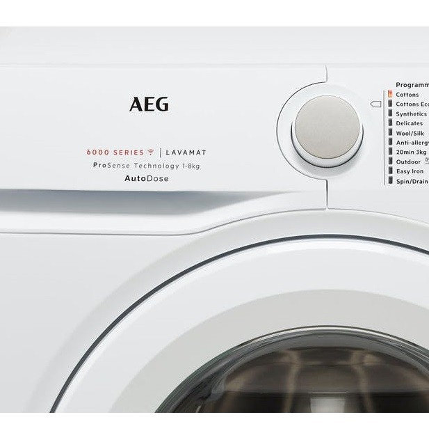 AEG 6000 Series 8KG 1400 Spin Autodose Washing Machine L6FBG841CA AEG 6000 Series 8KG 1400 Spin Autodose Washing Machine L6FBG841CA