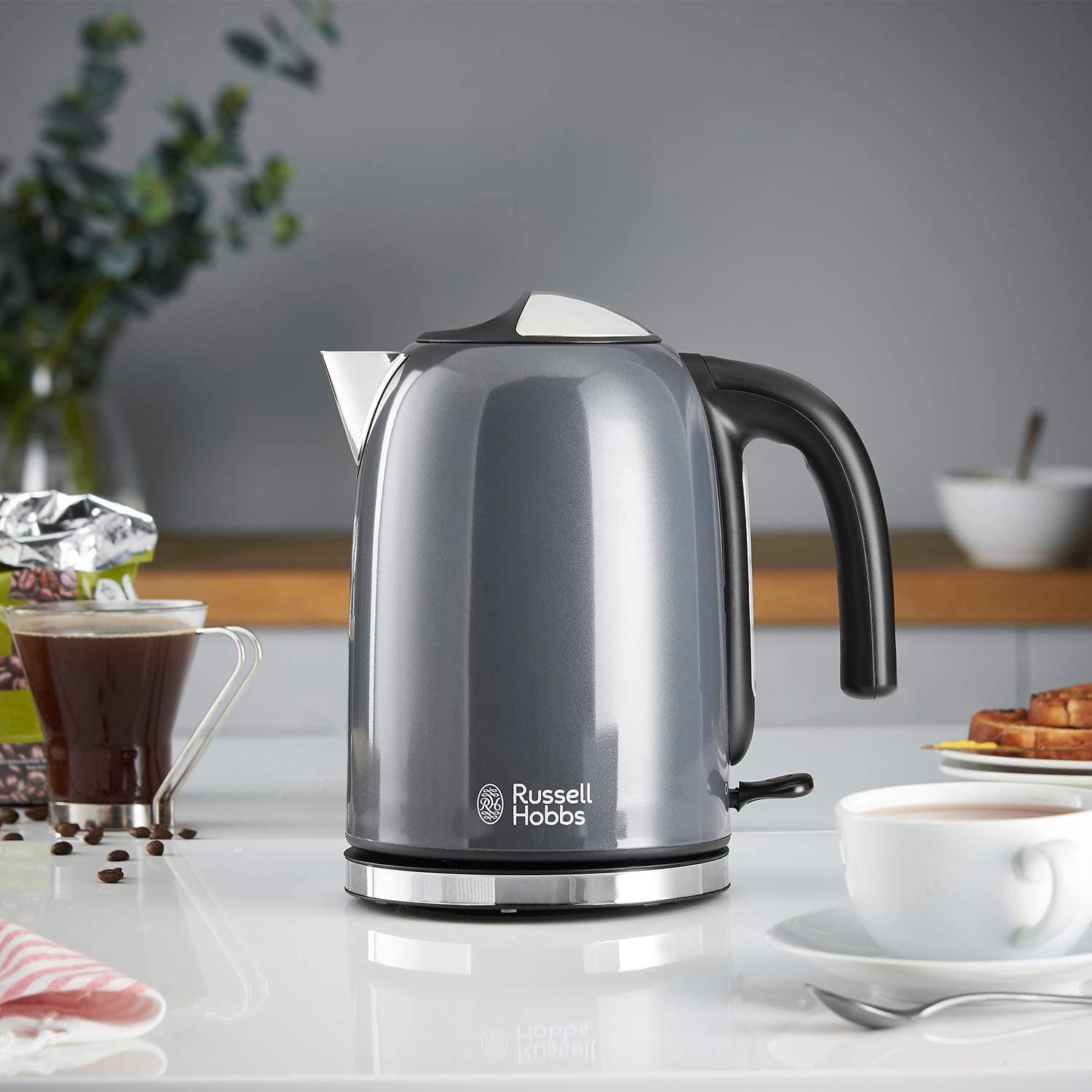 Russell Hobbs Colours Plus Kettle Grey Russell Hobbs Colours Plus Kettle Grey