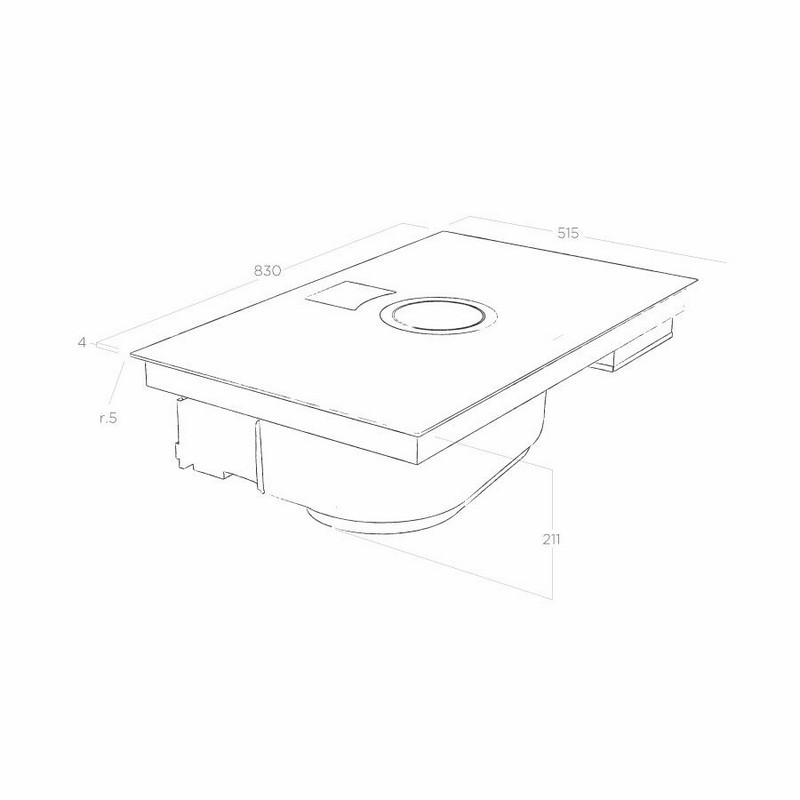 Nikolatesla Switch Recycling Induction Hob with Extractor | NIKOSWITCHRECYCLEBL Nikolatesla Switch Recycling Induction Hob with Extractor | NIKOSWITCHRECYCLEBL