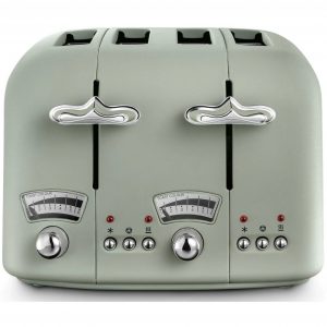 DeLonghi Argento Flora Toaster Green | CT04GR