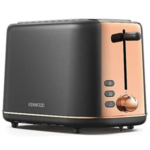 Kenwood Abbey Lux Toaster | Grey  Rose Gold | 2 Slice | TCP05.C0DG
