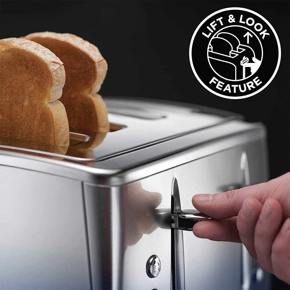 Russell Hobbs Eclipse Toaster | 4 Slice | Midnight Blue | 25141 Russell Hobbs Eclipse Toaster | 4 Slice | Midnight Blue | 25141