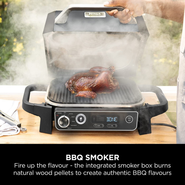 Ninja Woodfire Electric BBQ Grill & Smoker | OG701UK Ninja Woodfire Electric BBQ Grill & Smoker | OG701UK