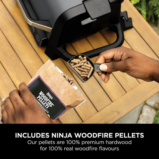 Ninja Woodfire Electric BBQ Grill & Smoker | OG701UK Ninja Woodfire Electric BBQ Grill & Smoker | OG701UK