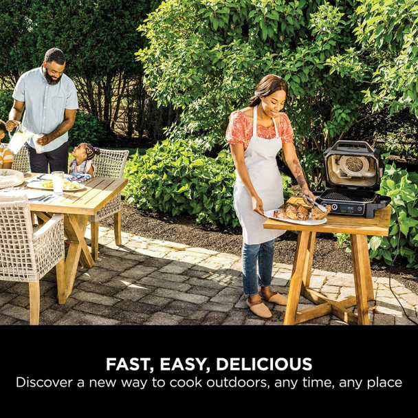 Ninja Woodfire Electric BBQ Grill & Smoker | OG701UK Ninja Woodfire Electric BBQ Grill & Smoker | OG701UK
