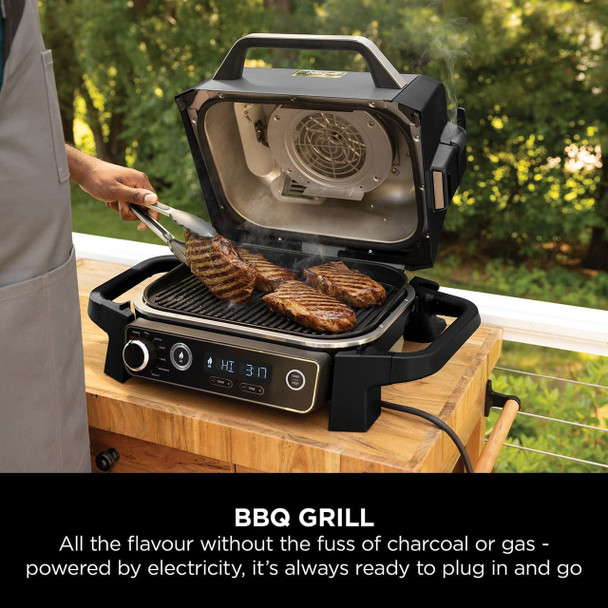 Ninja Woodfire Electric BBQ Grill & Smoker | OG701UK Ninja Woodfire Electric BBQ Grill & Smoker | OG701UK