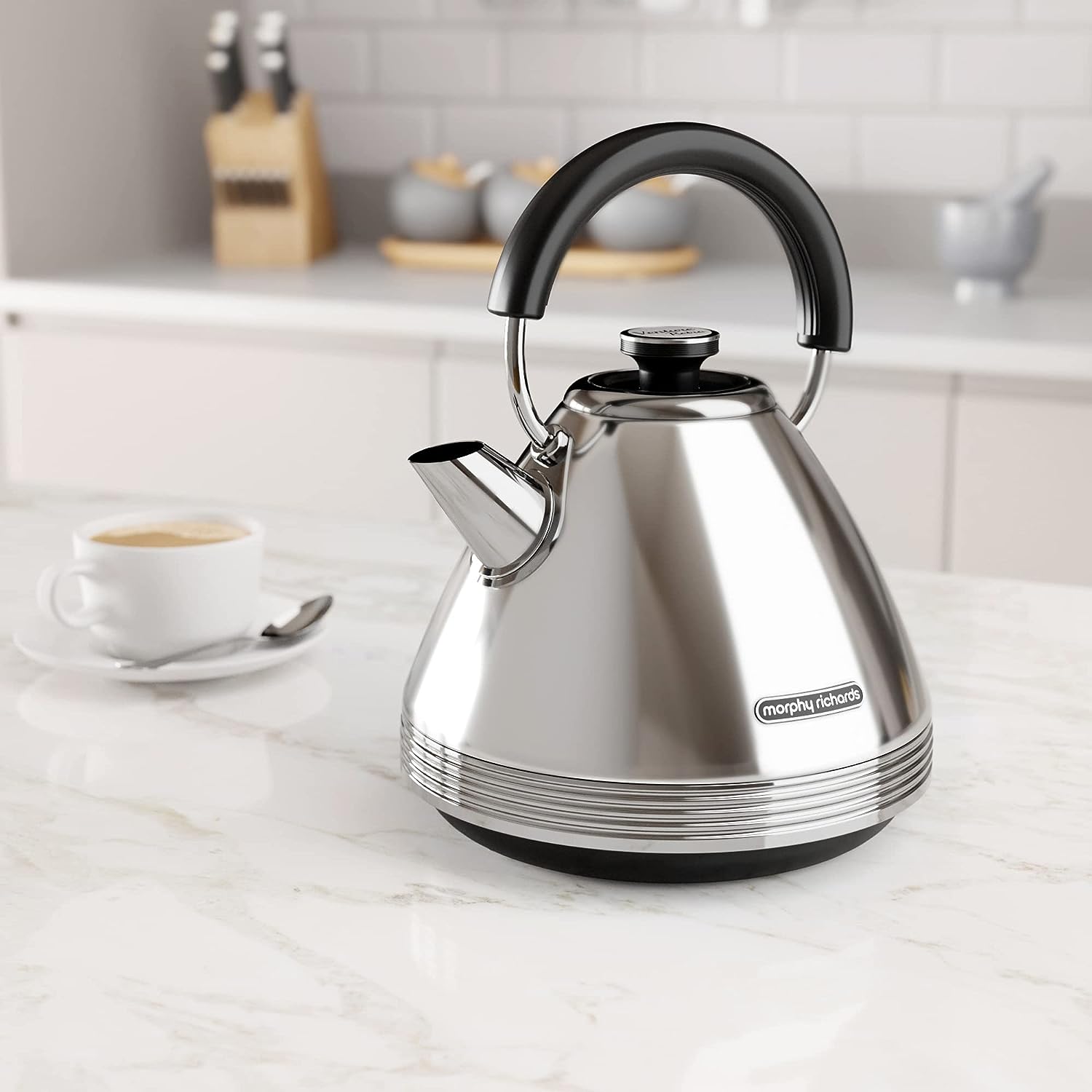 Morphy Richards Venture Pyramid Kettle | Chrome | 100330 Morphy Richards Venture Pyramid Kettle | Chrome | 100330