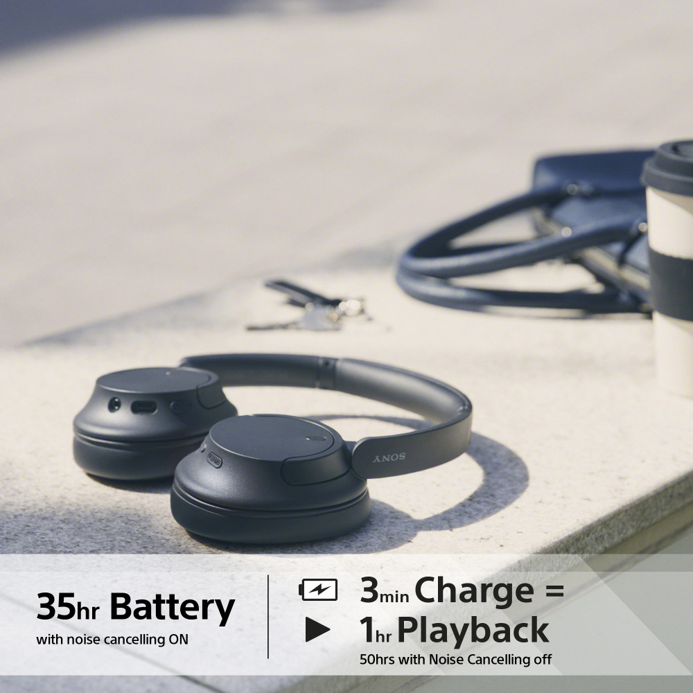 Sony Bluetooth Headphones with Noise Cancelling | Black | WHCH720NBCE7 Sony Bluetooth Headphones with Noise Cancelling | Black | WHCH720NBCE7