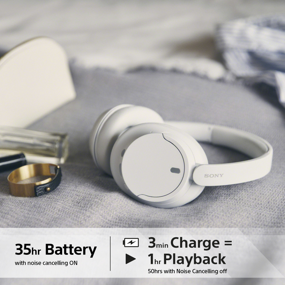 Sony Bluetooth Headphones with Noise Cancelling | White | WHCH720NWCE7 Sony Bluetooth Headphones with Noise Cancelling | White | WHCH720NWCE7