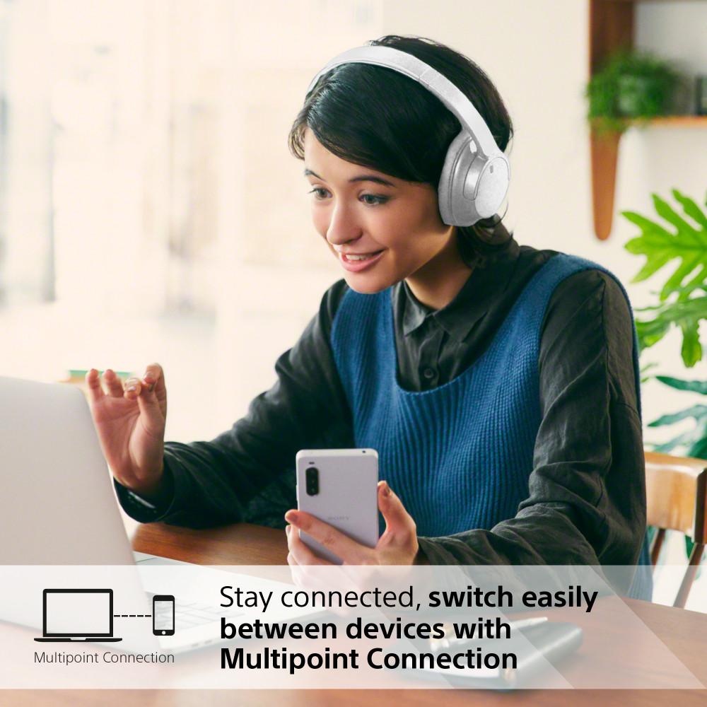 Sony Bluetooth Headphones with Noise Cancelling | White | WHCH720NWCE7 Sony Bluetooth Headphones with Noise Cancelling | White | WHCH720NWCE7