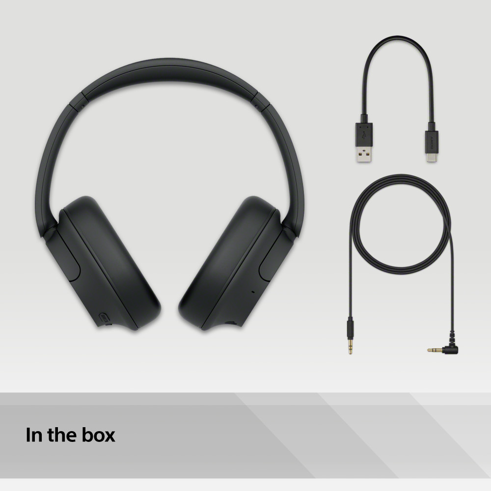 Sony Bluetooth Headphones with Noise Cancelling | Black | WHCH720NBCE7 Sony Bluetooth Headphones with Noise Cancelling | Black | WHCH720NBCE7