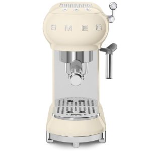 Smeg 50’s Style Espresso Coffee Machine | Cream | ECF02CRUK
