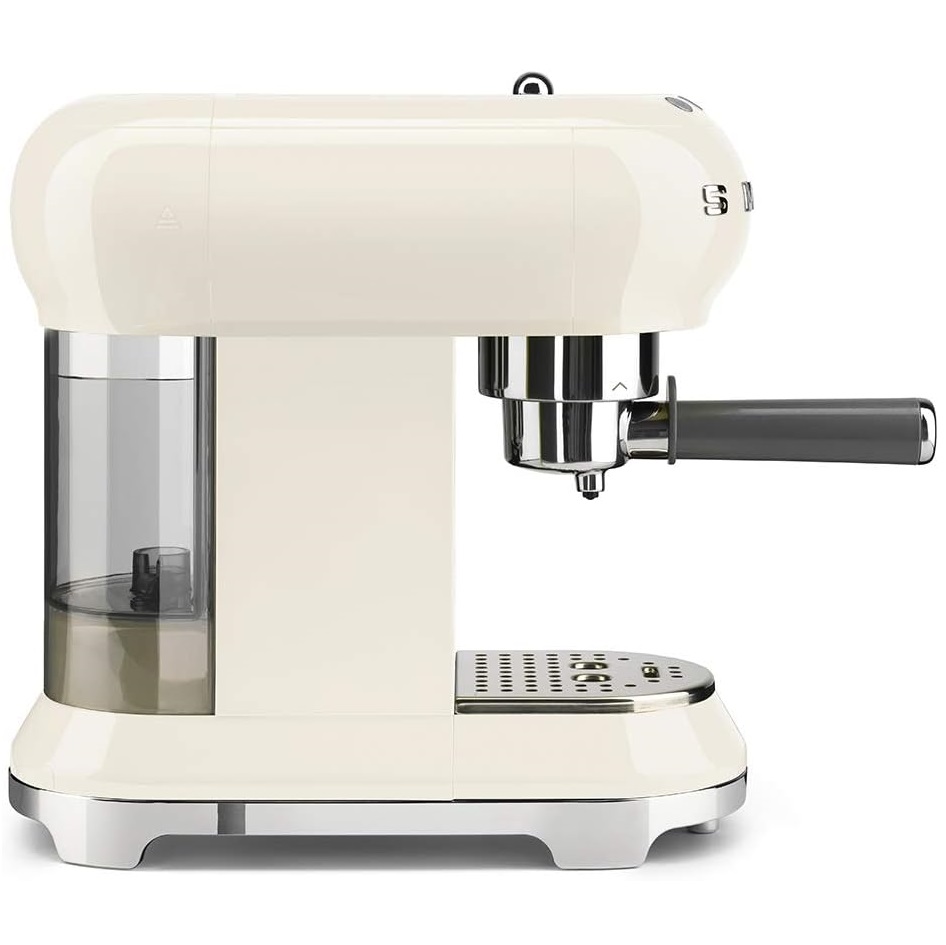Smeg 50’s Style Espresso Coffee Machine | Cream | ECF02CRUK Smeg 50’s Style Espresso Coffee Machine | Cream | ECF02CRUK