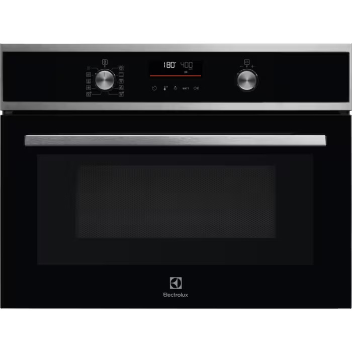 Electrolux 800 CombiQuick Compact Oven | 45CM | Stainless Steel | EVLDE46X Electrolux 800 CombiQuick Compact Oven | 45CM | Stainless Steel | EVLDE46X