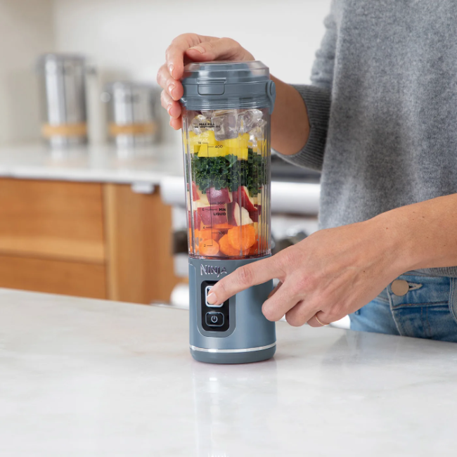 Ninja Blast Cordless Portable Blender | Denim Blue | BC151UKNV Ninja Blast Cordless Portable Blender | Denim Blue | BC151UKNV