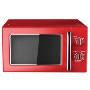 PowerPoint Retro Style Microwave | 700 Watt | Red | PP22720MRRD