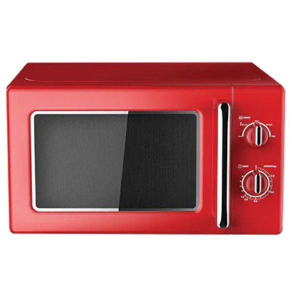 PowerPoint Retro Style Microwave | 700 Watt | Red | PP22720MRRD PowerPoint Retro Style Microwave | 700 Watt | Red | PP22720MRRD