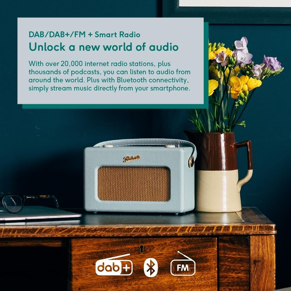Roberts iStream 3 Internet Radio with Bluetooth | Duck Egg Blue | REV-ISTREAMLDE Roberts iStream 3 Internet Radio with Bluetooth | Duck Egg Blue | REV-ISTREAMLDE
