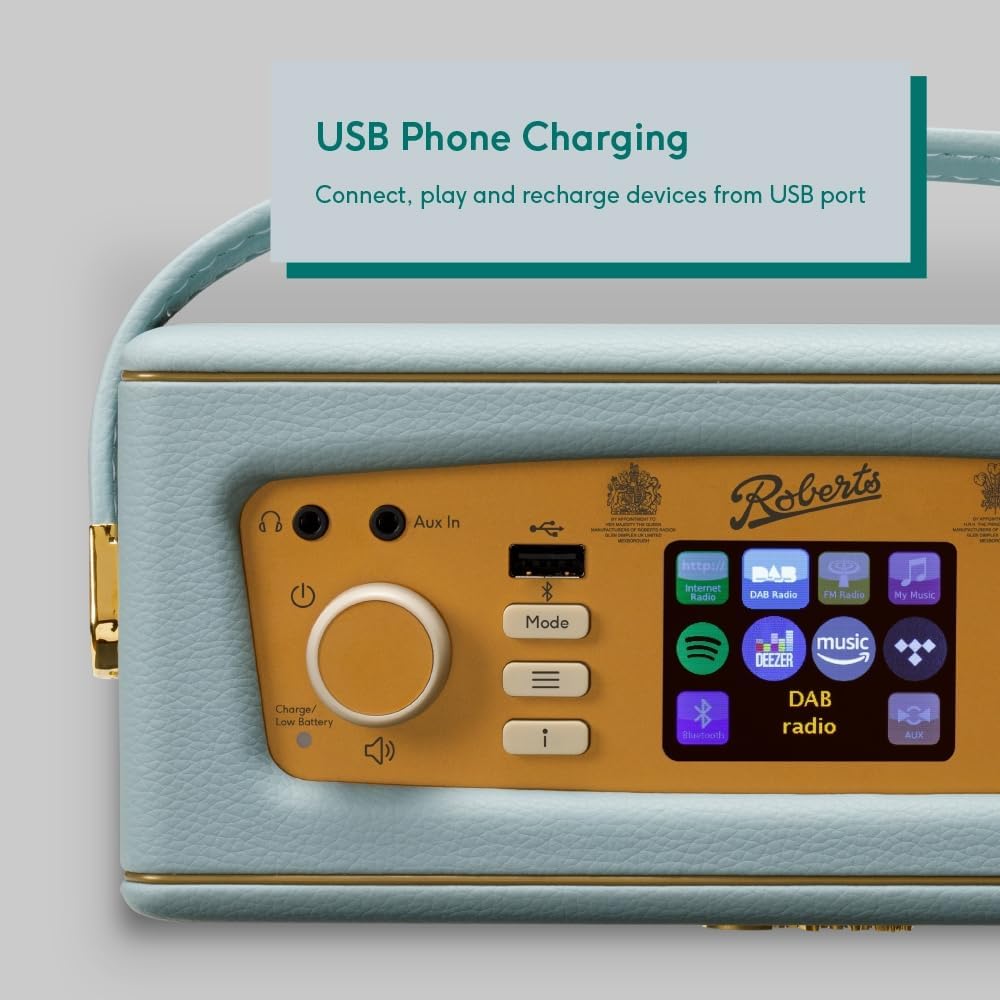 Roberts iStream 3 Internet Radio with Bluetooth | Duck Egg Blue | REV-ISTREAMLDE Roberts iStream 3 Internet Radio with Bluetooth | Duck Egg Blue | REV-ISTREAMLDE