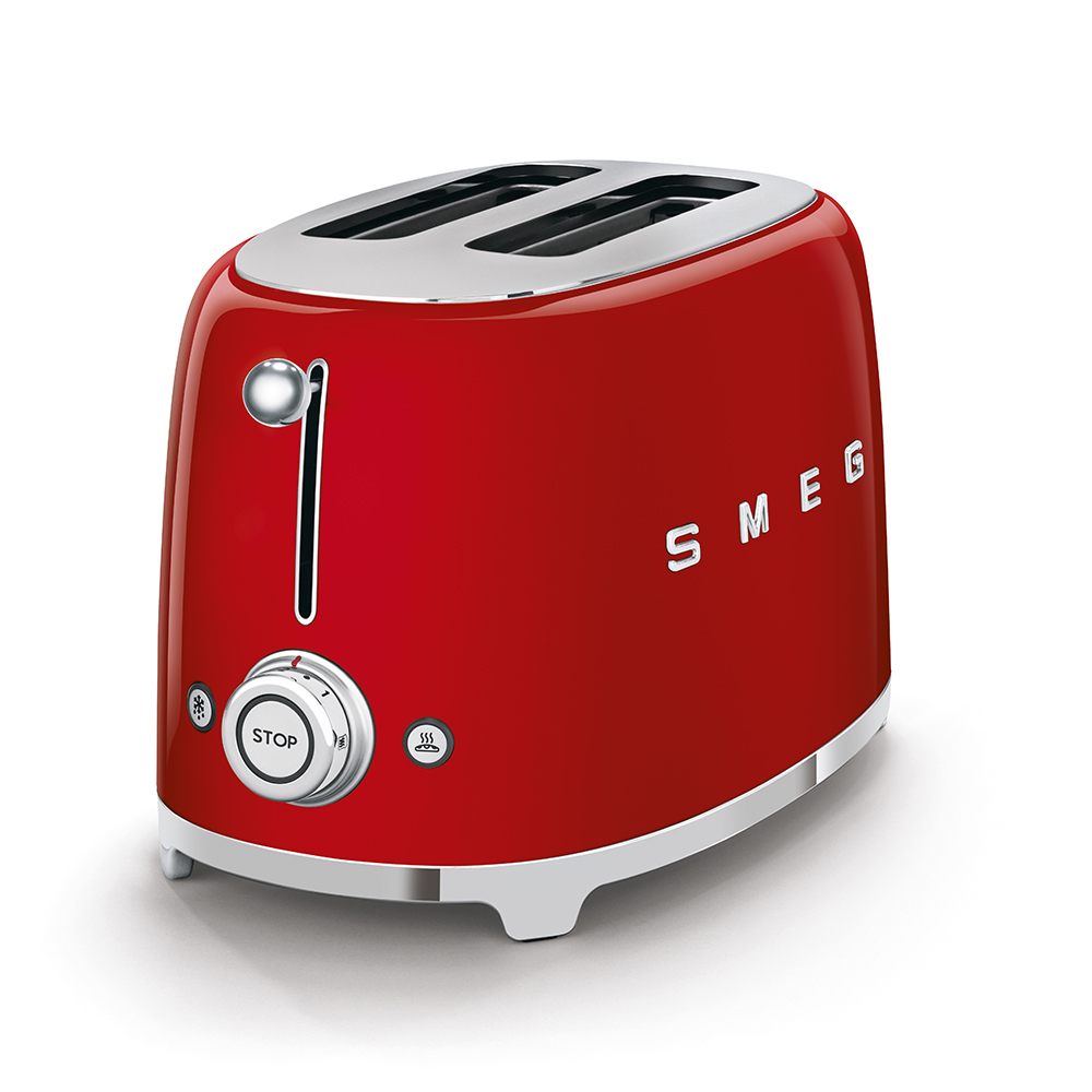 Smeg 50’s Style Aesthetic Toaster | 2 Slice | Red | TSF01RDUK Smeg 50’s Style Aesthetic Toaster | 2 Slice | Red | TSF01RDUK