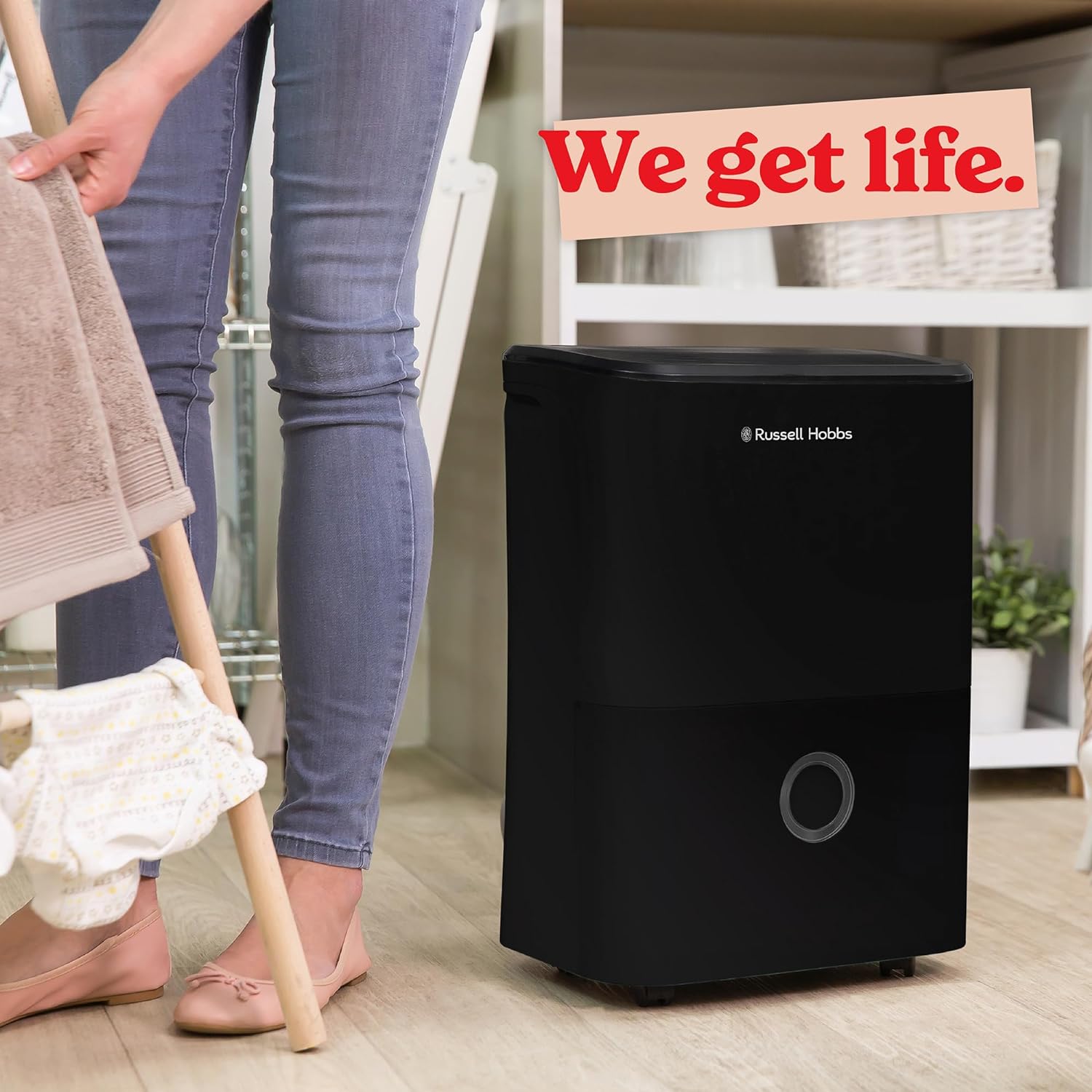 Russell Hobbs Dehumidifier 20 Litre | Black | RHDH2002B Russell Hobbs Dehumidifier 20 Litre | Black | RHDH2002B