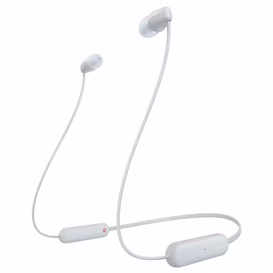 Sony WI-C100 Bluetooth Earphones | White | WIC100WCE7 Sony WI-C100 Bluetooth Earphones | White | WIC100WCE7