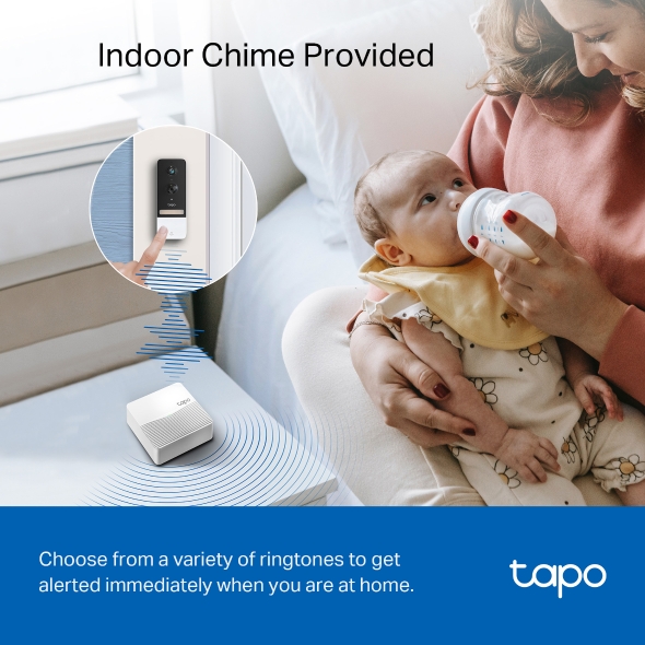 TP-Link Tapo Video Doorbell | Wirefree | TAPOD230S1 TP-Link Tapo Video Doorbell | Wirefree | TAPOD230S1