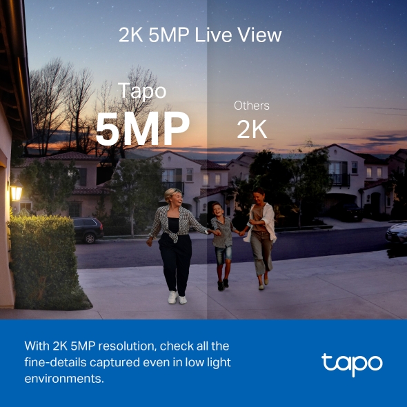TP-Link Tapo Video Doorbell | Wirefree | TAPOD230S1 TP-Link Tapo Video Doorbell | Wirefree | TAPOD230S1