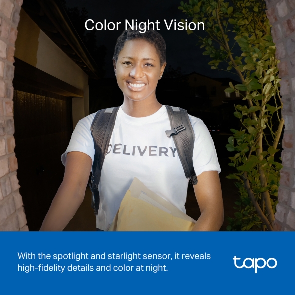 TP-Link Tapo Video Doorbell | Wirefree | TAPOD230S1 TP-Link Tapo Video Doorbell | Wirefree | TAPOD230S1