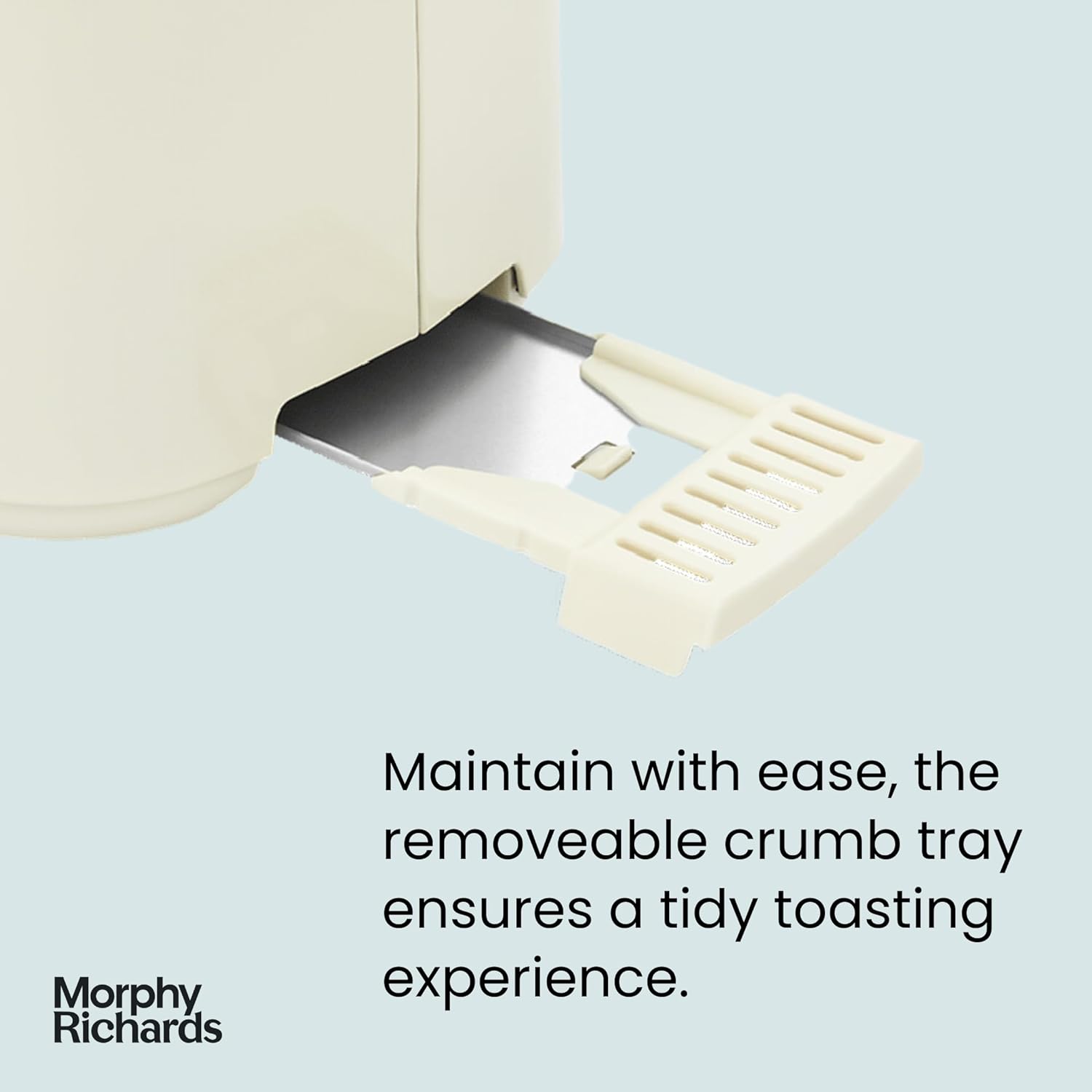 Morphy Richards Equip Toaster | 2 Slice | Cream | 222065 Morphy Richards Equip Toaster | 2 Slice | Cream | 222065