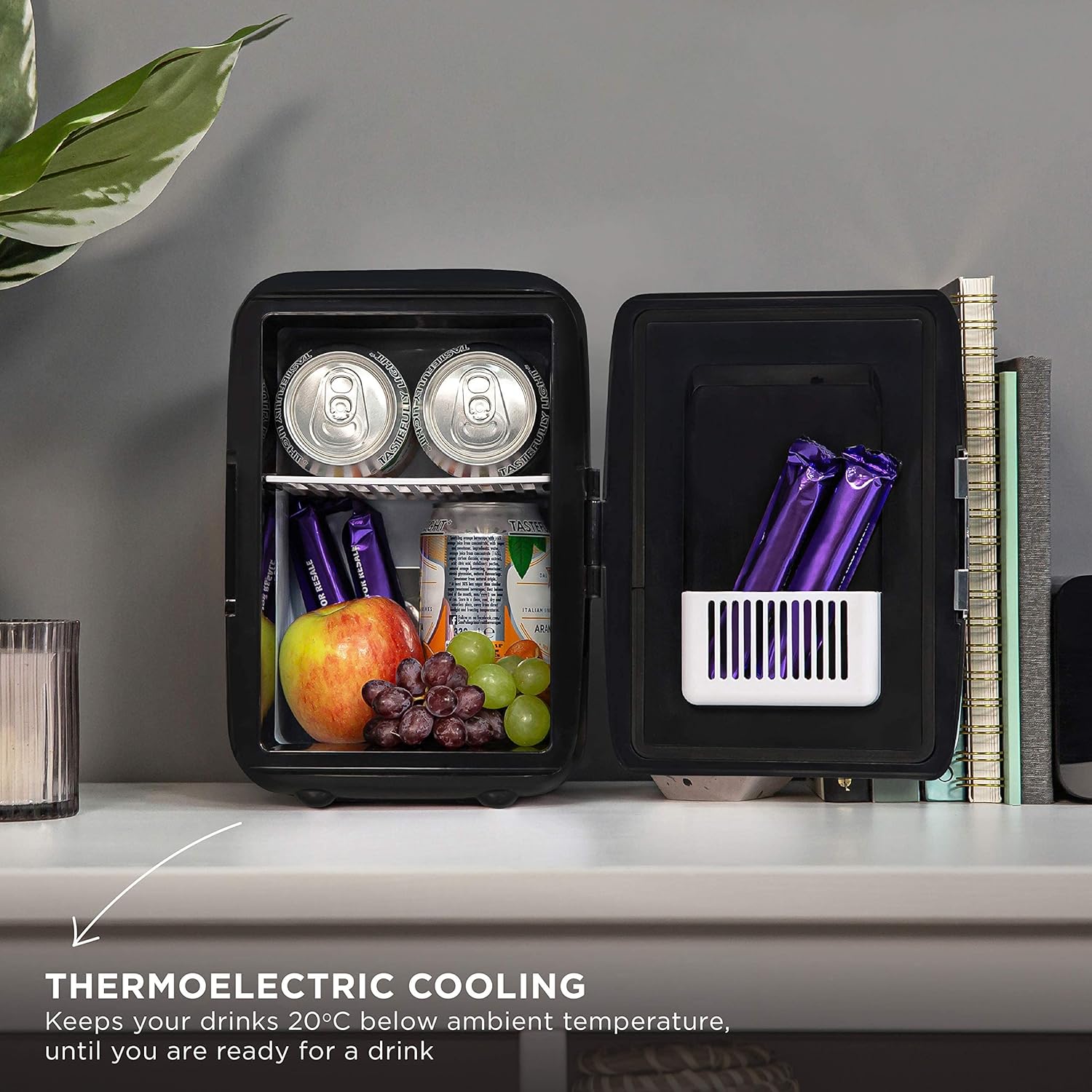 Russell Hobbs Mini Cooler | Black | RH4CLR1001B Russell Hobbs Mini Cooler | Black | RH4CLR1001B