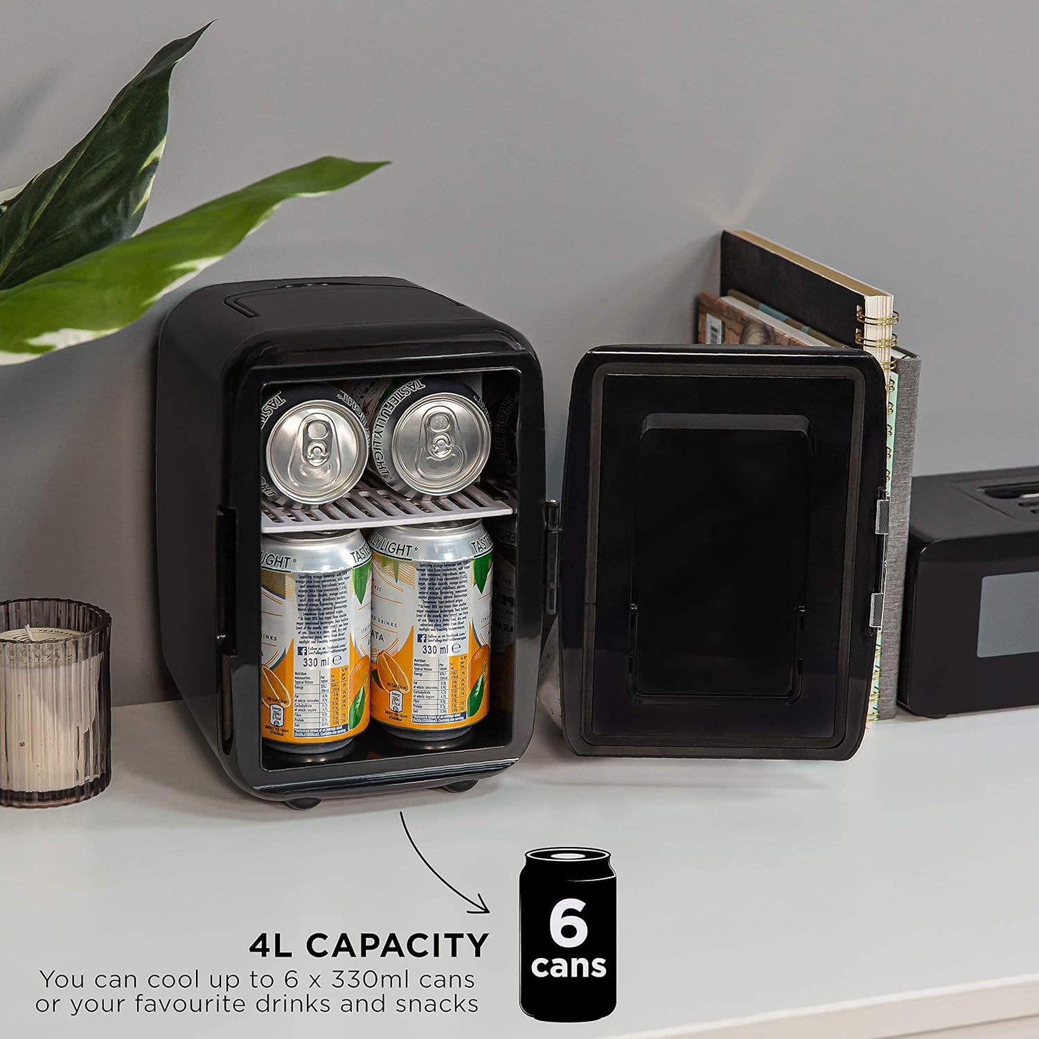 Russell Hobbs Mini Cooler | Black | RH4CLR1001B Russell Hobbs Mini Cooler | Black | RH4CLR1001B