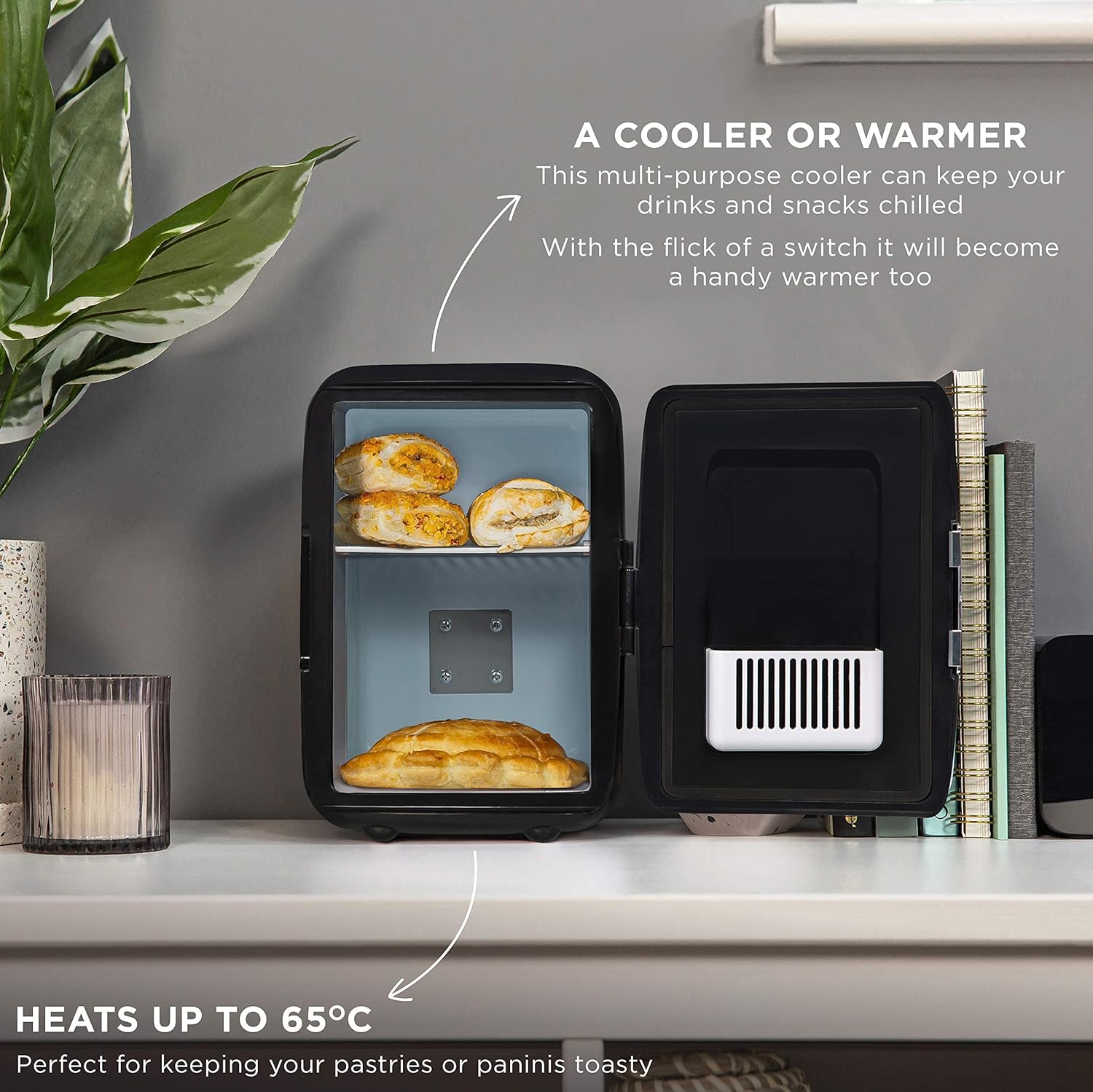 Russell Hobbs Mini Cooler | Black | RH4CLR1001B Russell Hobbs Mini Cooler | Black | RH4CLR1001B