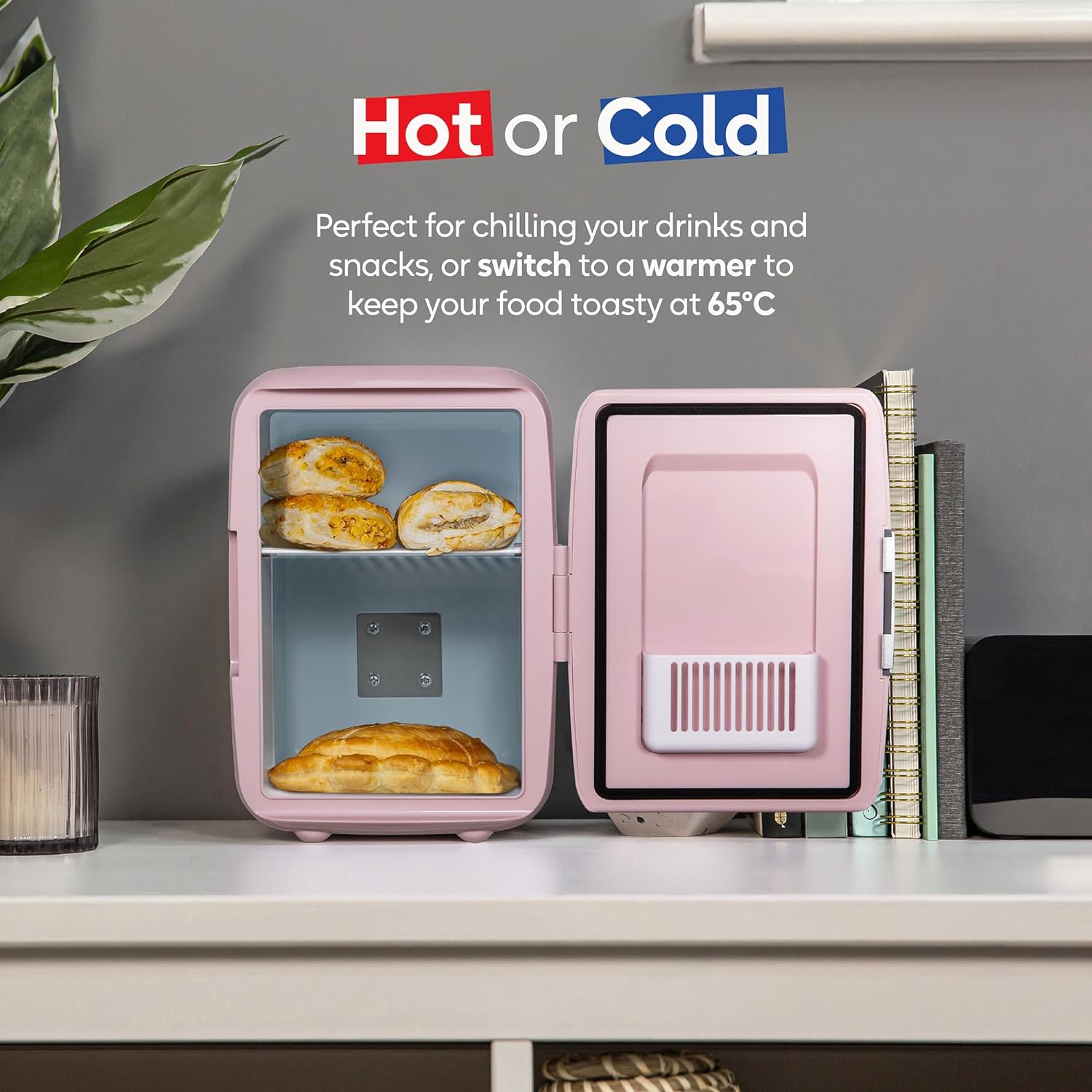 Russell Hobbs Mini Cooler | Pink | RH4CLR1001P Russell Hobbs Mini Cooler | Pink | RH4CLR1001P