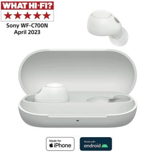 Sony Noise Cancelling Bluetooth Earbuds | White | WFC700NWCE7