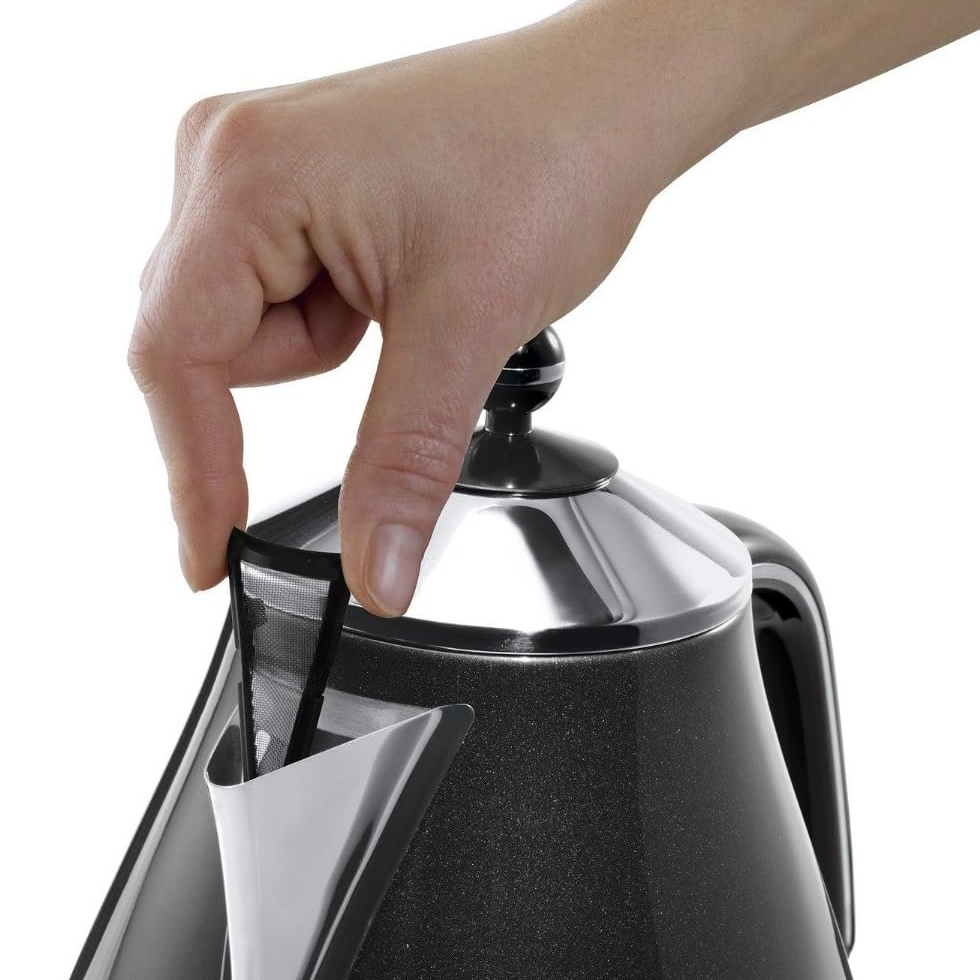 DeLonghi Icona Micalite Kettle | Black | KBOM3001.BK DeLonghi Icona Micalite Kettle | Black | KBOM3001.BK