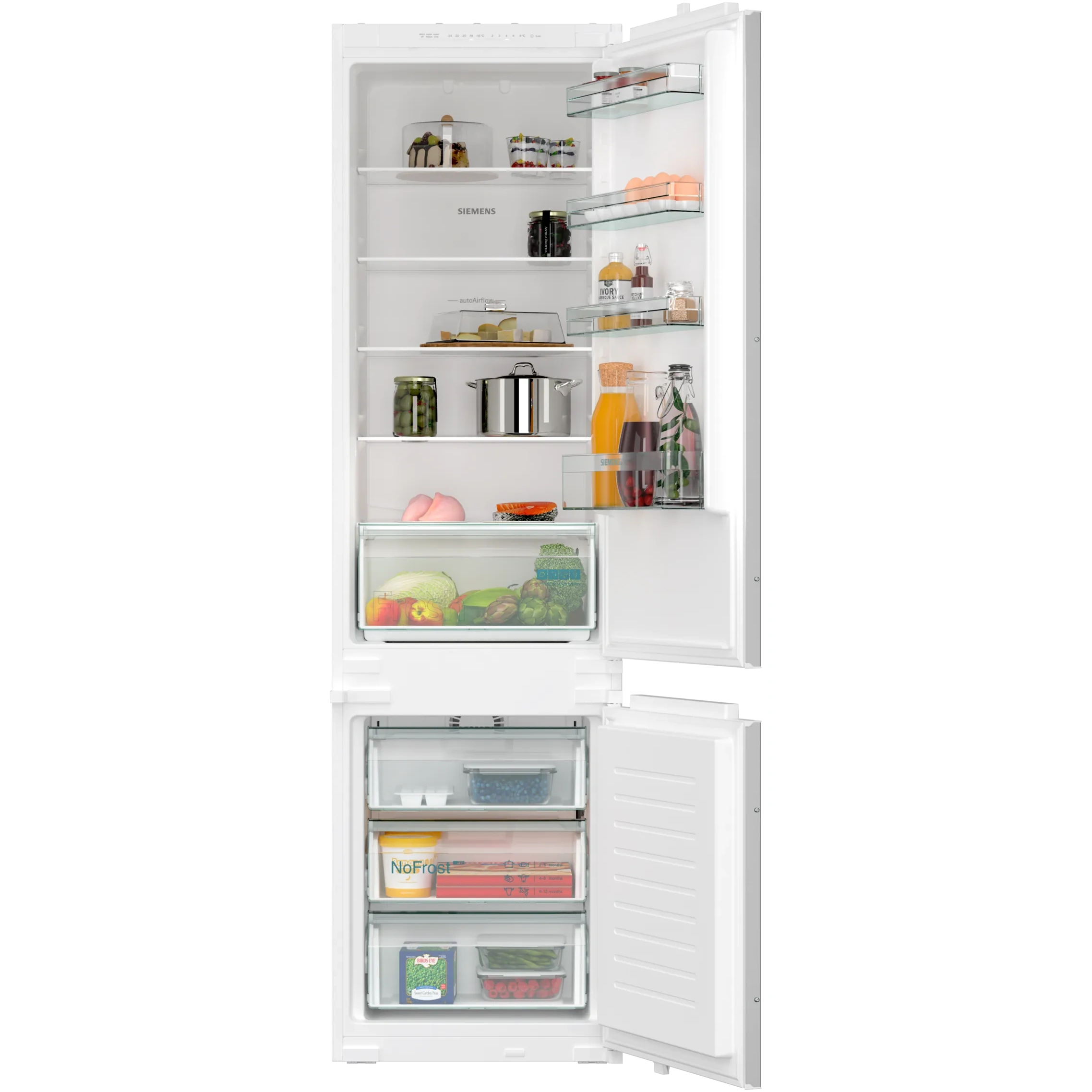 Siemens IQ100 70/30 Integrated Fridge Freezer | KI96NNSE0 Siemens IQ100 70/30 Integrated Fridge Freezer | KI96NNSE0