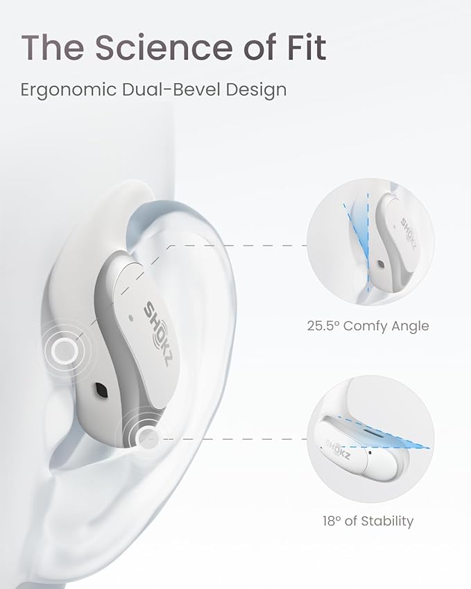Shokz Openfit Air Wireless Earbuds | White | 38-T511WT Shokz Openfit Air Wireless Earbuds | White | 38-T511WT