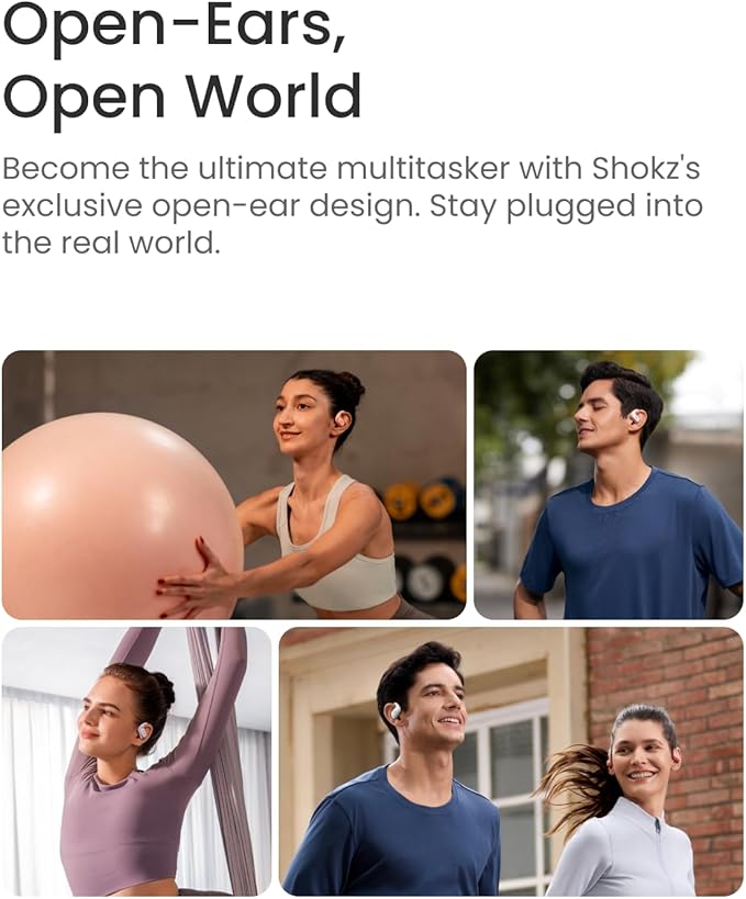 Shokz Openfit Air Wireless Earbuds | White | 38-T511WT Shokz Openfit Air Wireless Earbuds | White | 38-T511WT