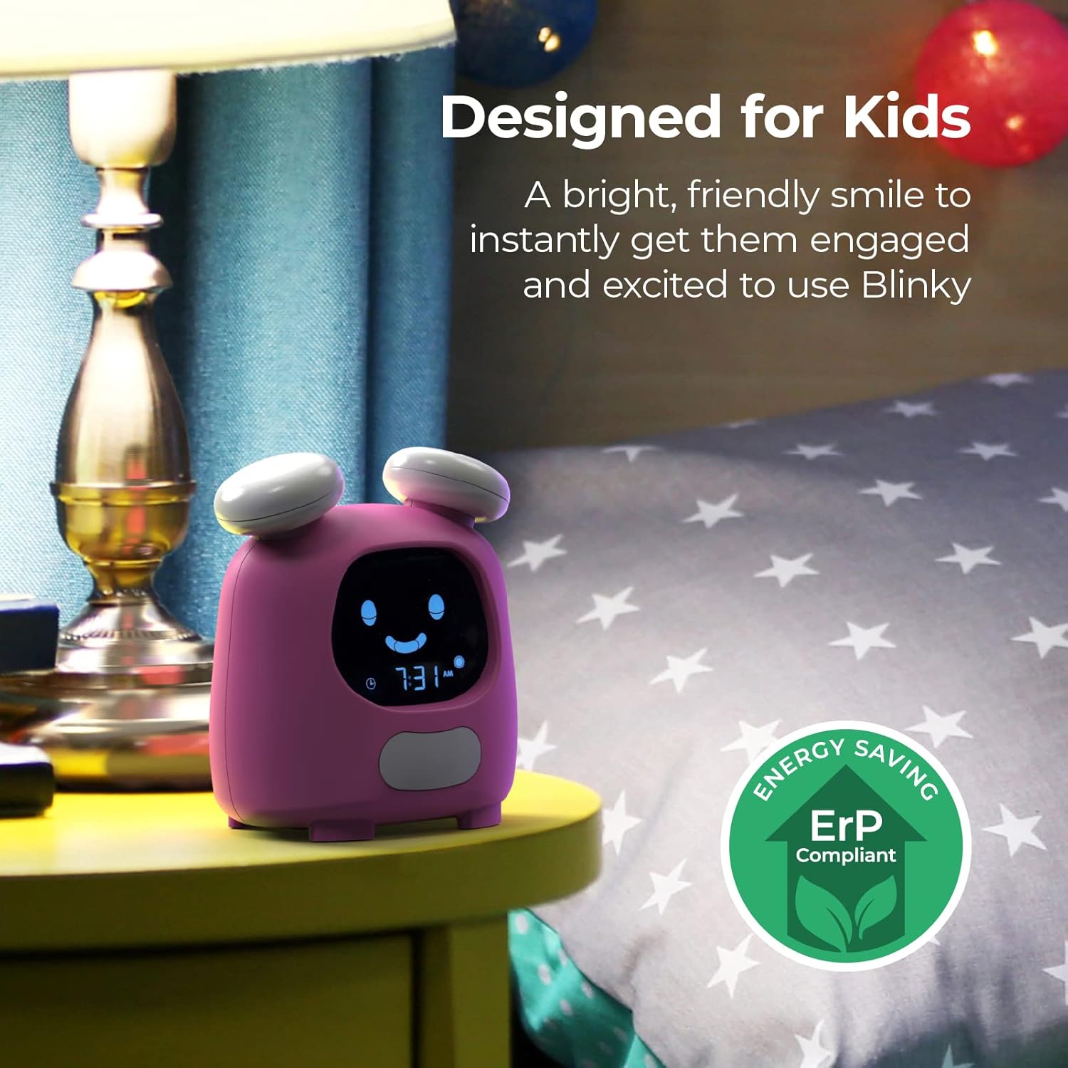 i-Box Blinky Alarm Clock | Pink | 79380PI/14 i-Box Blinky Alarm Clock | Pink | 79380PI/14