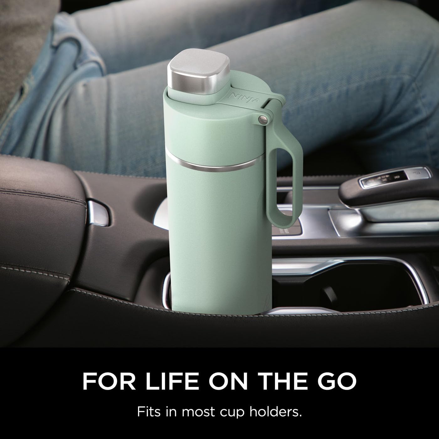 Ninja Thirsti 530ml Travel Bottle | Mint | DW1801EUUKMT Ninja Thirsti 530ml Travel Bottle | Mint | DW1801EUUKMT
