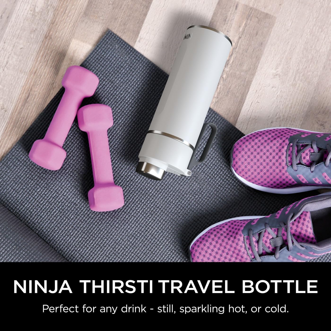 Ninja Thirsti 700ml Travel Bottle | White | DW2401EUUKWH Ninja Thirsti 700ml Travel Bottle | White | DW2401EUUKWH