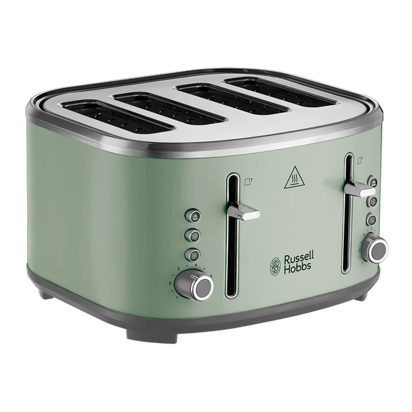 Russell Hobbs Stylevia Toaster | 4 Slice | Sage Green | 26294 Russell Hobbs Stylevia Toaster | 4 Slice | Sage Green | 26294