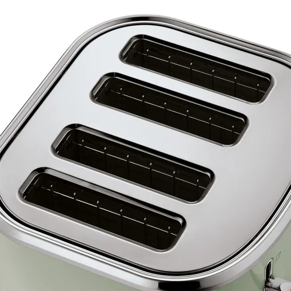 Russell Hobbs Stylevia Toaster | 4 Slice | Sage Green | 26294 Russell Hobbs Stylevia Toaster | 4 Slice | Sage Green | 26294